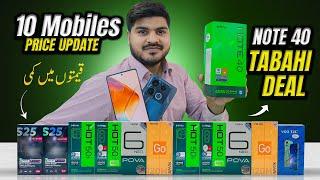 19 December Mobile Price Update and Drop in Pakistan with Tabahi Deals