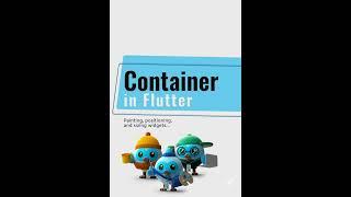container widget in flutter | flutter Widgets (Part 2)