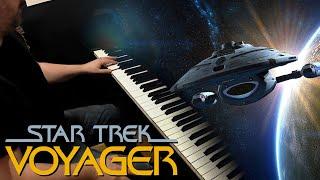 Star Trek Voyager - Main Theme - Piano Duet cover with sheets