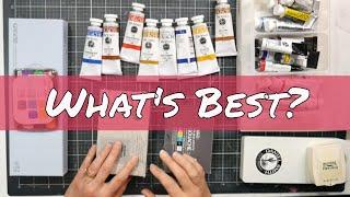 Ranking All my Professional Grade Gouache (What's a Fit for YOU?}