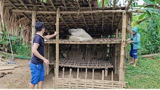 At the end of the rainy season, clean up the chicken coop to get chickens to raise