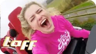 QUIZ auf der ACHTERBAHN | Rollercoaster-Girl 2018 | TEIL 3 | taff | ProSieben