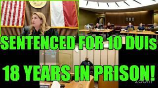 Judge Delivers Brutal 18-Year Sentence For a Mind Blowing 10th DUI