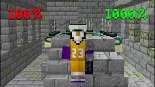 Beating Minecraft, But the World's 10x Bigger
