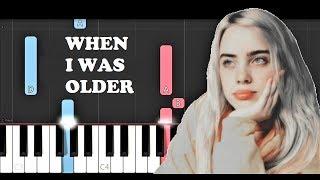 Billie Eilish - WHEN I WAS OLDER (Piano Tutorial)