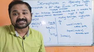 Semaphores in Operating System || Process Synchronization