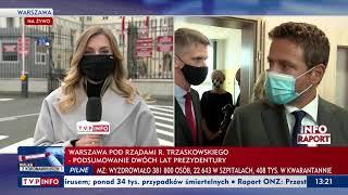 Prezydent Warszawy Rafał Trzaskowski podsumował dwa lata swojej prezydentury