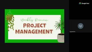 LearnFest Bootcamp: Project Management Review - Week 1