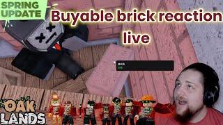 REACTION TO A BUYABLE BRICK LIVE!