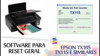 COMO FAZER O RESET NA IMPRESSORA EPSON - ALMOFADAS DE TINTA CHEIA