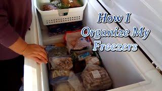 Easiest Way to Organize My Freezers  | Full Freezer Tour