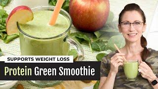 Healthy High-Protein Green Smoothie for Weight Loss