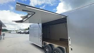 EZ Hauler 8.5x24' Aluminum Bullnose Enclosed Car Hauler Trailer 9990# GVW EZEC8.5X24CH-IF-DELUXE