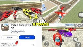 New Update Indian Bikes Driving 3d All Features Cheats Code | 22 Nov 2024