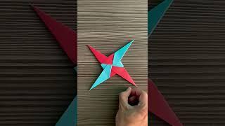 DIY Ninja Shuriken  #shorts #easy #cool #ninja #craft #fun