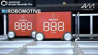 Robomotive Robot serving an Autostore