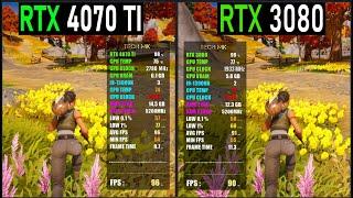 RTX 4070 Ti vs RTX 3080 | i9-13900K - Test in 8 Games at 1440p | Tech MK