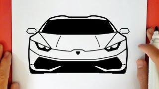 HOW TO DRAW A LAMBORGHINI HURACAN