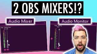 2 AUDIO MIXERS IN OBS? - 1 For The STREAM, 1 For YOU! - Audio Monitor Plugin v0.2.0