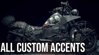 All Custom Accents Showcase (All Bike Skins) - Days Gone