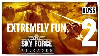 Sky force Reloaded Gameplay ( Stage 2 BOSS)