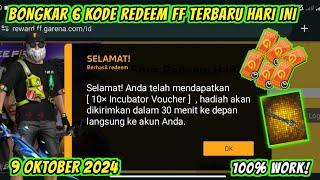 KODE REDEEM FREE FIRE TERBARU 9 OKTOBER 2024 HARI INI‼️