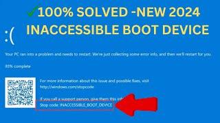 How to Fix an INACCESSIBLE BOOT DEVICE BSOD in Windows 10 or 11 [New Steps 2024]