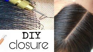 Vin aprann fè closure/ diy ventilate hair lace closure