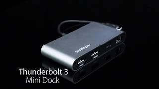 Dual 4K Monitor Mini Thunderbolt 3 Dock with DisplayPort - TB3DKM2DP | StarTech.com