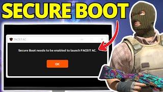 Fix Secure Boot Needs To Be Enabled in Faceit