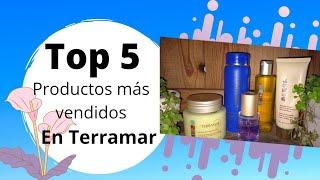 Top 5 productos  más vendidos  en Terramar