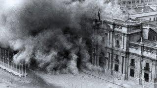 The bombardment of La Moneda Palace - Salvador Allende