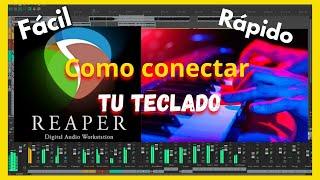 Como Conectar tu teclado o controlador MIDI a REAPER