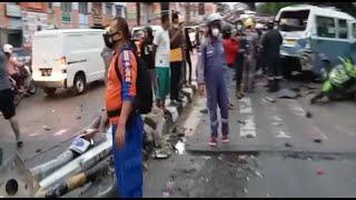 TRAGISSS  !  DETIK DETIK VIDEO AMATIR DILOKASI KEJADIAN KECELAKAAN MAUT DI BALIK PAPAN !!! PARAHHH !