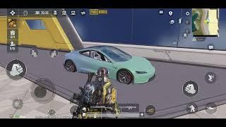 PUBG mobile blue Tesla roadster review.