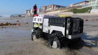 Toy Truck Вездеход на песке и воде Toy Truck beach and offroad ride