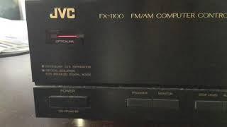 JVC FX-1100 BK tuner top of the line vintage Digifine flagship from 1988