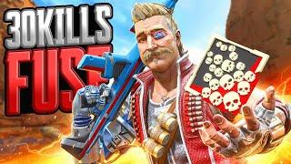 INSANE Fuse 30 KILLS and 8,054 Damage Apex Legends Gameplay