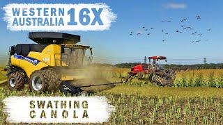 Swathing Canola - Western Australia 16x - Ep11 - FS19