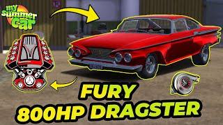 NEW DRIVABLE CAR - 800HP RESTORED FURY! | My Summer Car #81