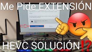 ️ "NECESITAS un CÓDEC para REPRODUCIR este VÍDEO" SOLUCIONAR FALTA de CÓDEC HEVC 0xc00d5212