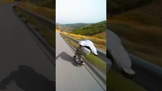 Adrenaline rush at 100km/h  #downhill #speed #skateboarding #skate #highspeed