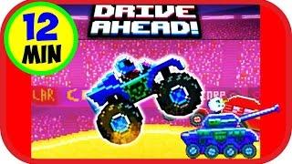 Drive AHEAD!Веселая игра как мультик про машинки битва тачек видео для детей. Cartoon about cars