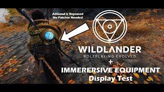 Skyrim: WildLander + Immersive Equipment Displays test