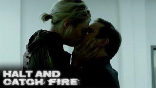 Cameron Kisses Joe! | Halt and Catch Fire