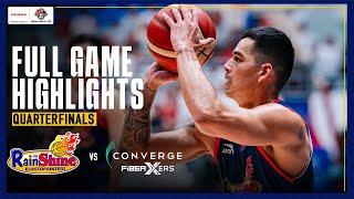 RAIN OR SHINE vs. CONVERGE QF GAME 3 | FULL GAME HIGHLIGHTS | PBA SEASON 49 COMMISSIONERS CUP |FEB 9