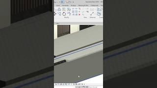 Create Road Side Kerb Stone In Revit #revit #revitarchitecture #revitbim #ytshortsviral