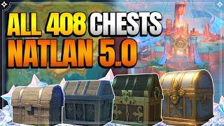 ALL Chest Locations in Natlan 5.0 - (407 In Achievement) | In Depth Follow Along |【Genshin Impact】