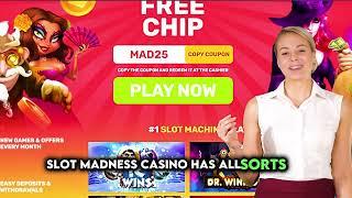 Slot Madness Casino 250% + 60 Free Spins No Deposit BONUS CODES