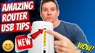 TOP 5 ROUTER USB PORT USES FOR 2024 & BEYOND! QUICK & EASY TIPS!